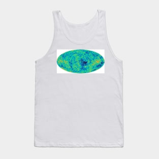 MAP microwave background (R980/0142) Tank Top